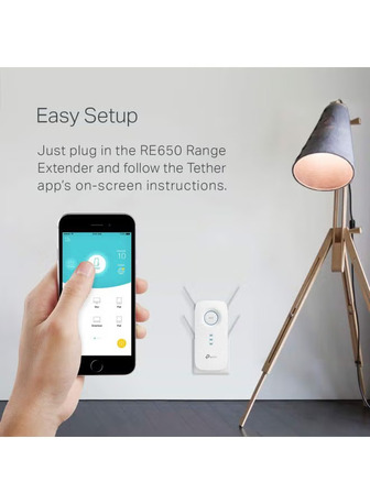 Jeddah, Computers, SAR 250,  TP-LINK Ac2600 RE650 Dual Band WiFi Range Extender