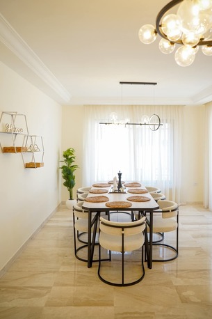 Amman, Apartments/Houses, JOD 16000/year,  Furnished,  4 BR,  Fully Furnished 4B Apart With Baconly And Terrace N 5 Circle 00962777688956