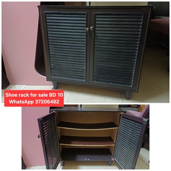 Manama, Furniture, BHD 10,  ✅️ Shoe Rack For Sale In Good Condition With Delivery