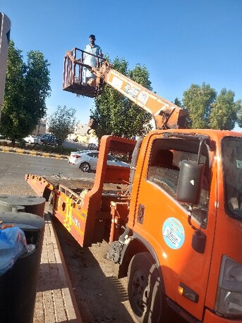 Riyadh, Automotive, سطحه ونش كرين للايجار Flatbed Crane For Rent Towing Service