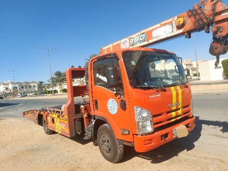 Riyadh, Automotive, سطحه ونش كرين للايجار Flatbed Crane For Rent Towing Service