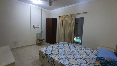  , BHD 130/month,  Furnished,  Fully Furnished 1 Bedroom Attached Sharing Flat GUDAIBIYA Near BBK @ 130/-BHD, 2