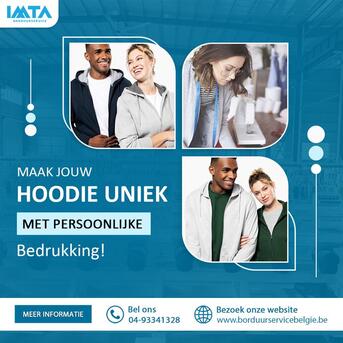 Brussels, Clothing & Accessories, Maak Jouw Hoodie Uniek Met Persoonlijke Bedrukking!