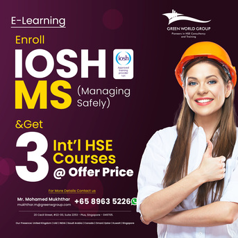Singapore, Lessons Offered, IOSH MS Course In Singapore!