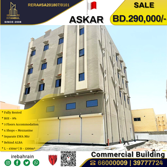 Asker, Buildings, BHD 290000,  Brand New Labour Accommodation + Shop Building In Askar