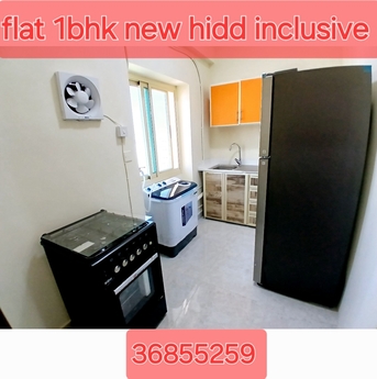 Hidd, Apartments/Houses, BHD 180/month,  1 BR,  Flat 1bhk Semi Furnished Inclusive Ewa