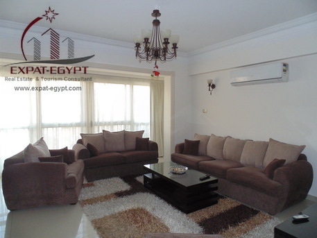 Cairo, Apartments/Houses, USD 1800/month,  Furnished,  2 BR,  130 Sq. Meter,  4357- Apartment For Rent In Zamalek, Cairo, Egypt