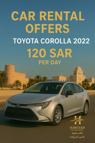 Dammam, Automotive, Hawiyah For Car Rental Daily & Monthly Offers Available Latest Car Models
