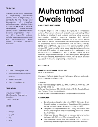 Riyadh, Job Seekers, Embedded Engineer / Computer Engineer / AI Engineer