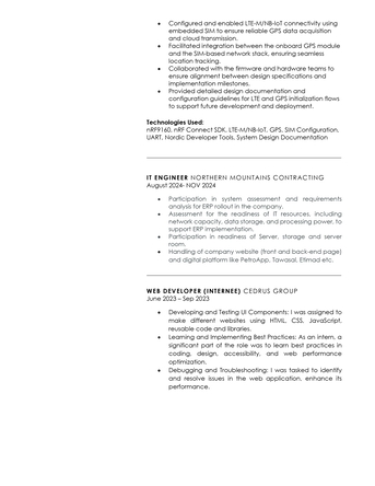 Riyadh, Job Seekers, Embedded Engineer / Computer Engineer / AI Engineer