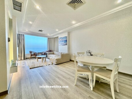 Kuwait City, Apartments/Houses, KWD 700/month,  2 BR,  Furnished 2-Bedroom Seaview Apartment For Rent In Fintas