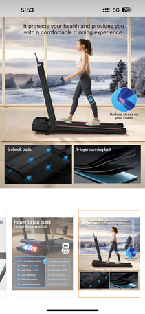 Azizia, Sporting Goods, SAR 350,  Threadmill Brand New With Box