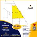 BHD 302285,  851 Sq. Meter,  Residential RA Land For Sale In Saar Near Maqabah BD.33/- Per Foot
