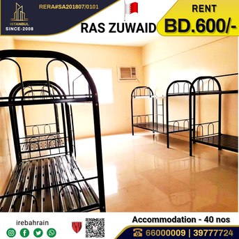 Asker, Staff Accomodation, BHD 600,  Labour Accommodation ( 40 Peoples ) For Rent In Ras Zuwaid