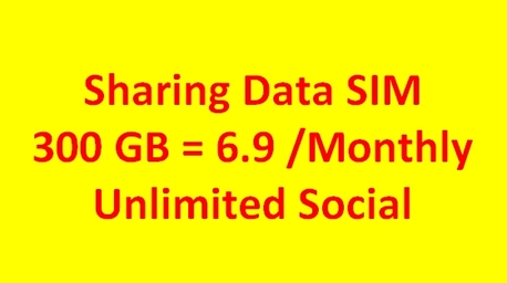 Manama, Appliances, BHD 7,  Sharing SIM Available On Sharing 300 GB