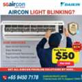 SGD 50,  Daikin Aircon Light Blinking