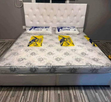 Jeddah, Furniture, SAR 1,  Bedroom Set For Small Family | King Size Bed With Mattress & Wardrobe