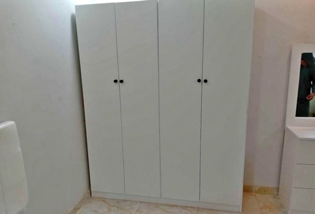 Jeddah, Furniture, SAR 1,  Bedroom Set For Small Family | King Size Bed With Mattress & Wardrobe
