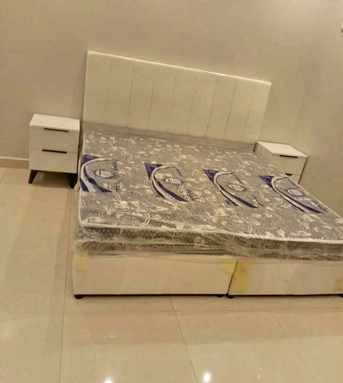 Jeddah, Furniture, SAR 1,  Bedroom Set For Small Family | King Size Bed With Mattress & Wardrobe