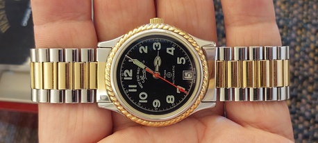Riyadh, Jewelry, SAR 1300,  West End Automatic Watch NEW Gold And Steel For Men Or Ladies Original Swiss Made