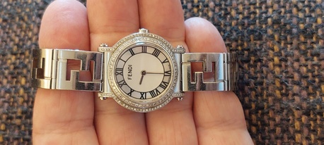 Riyadh, Jewelry, SAR 1700,  Fendi Watch Original Diamond Bezel For Ladies Original Swiss Made