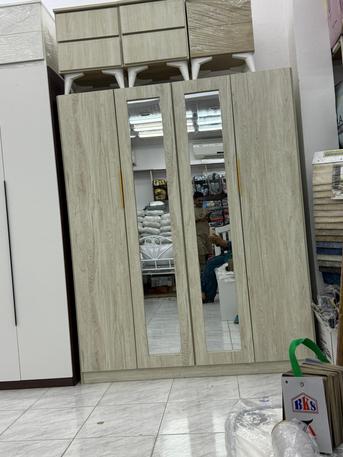 Jeddah, Furniture, SAR 1,  Stylish & Spacious 4-Door Wardrobes | Brand New & Customizable