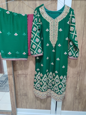 Jubail, Clothing & Accessories, SAR 50,  Fancy Embroidered Suit ( Used )