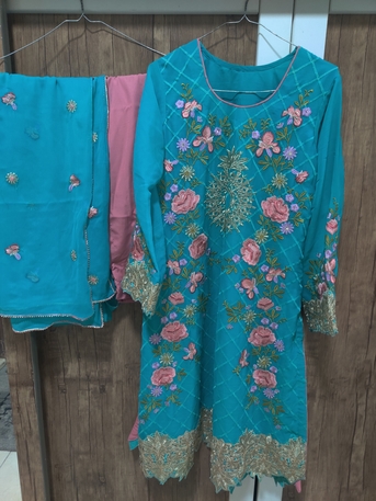 Jubail, Clothing & Accessories, SAR 50,  Fancy Embroidered Suit ( Used )