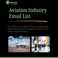 Need High-Value Aviation Industry Contact Data Worldwide?