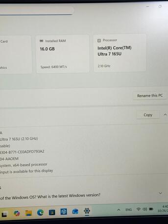 Khobar, Computers, SAR 3400,  Dell Latitude 7450 Ultra 7 Processor 16GB Ram 256GB SSD