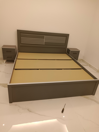 Jeddah, Furniture, SAR 7,  High-Quality Thailand Double Wooden Bed | Available In All Sizes
