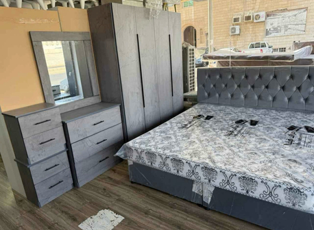 Jeddah, Furniture, SAR 17,  4 Door Bedroom Set &ndash; 9 Pieces Luxury & Elegant Design