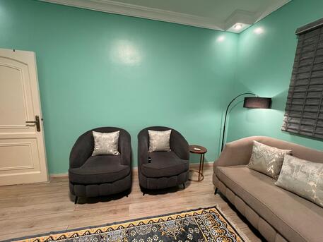 Al Safa, Furniture, SAR 3000,  9 Seater - Tuxedo Silhouette Sofa (1*3 * 3*2) 6 Months Only, Excellent Condition