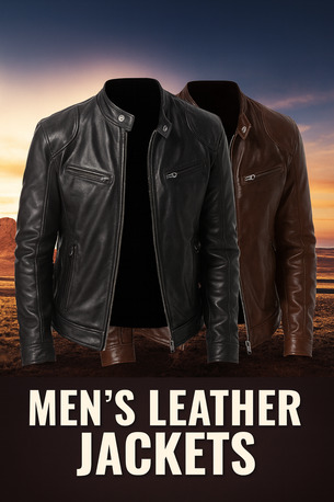 Riyadh, Clothing & Accessories, SAR 200,  Mens Leather Jackets