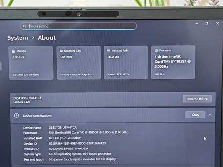 Khobar, Computers, SAR 1599,  Dell Latitude 7420 (i7-11th Gen 16-256)