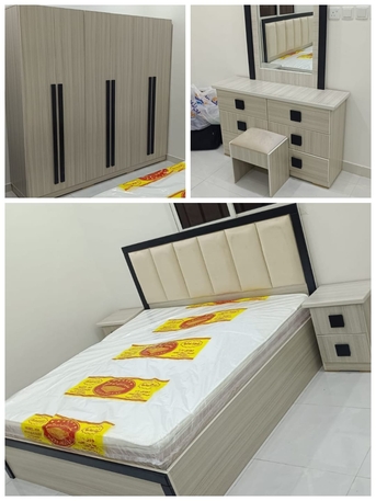 Riyadh, Furniture, SAR 1601,  Bedroom. Orthopedic Mattress . Iron Cot .wooden Cot.wooden Box . Window Curtain Roll.