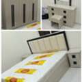 SAR 1601,  Bedroom. Orthopedic Mattress . Iron Cot .wooden Cot.wooden Box . Window Curtain Roll.