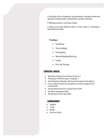 Al-Madinah, Job Seekers, Safety Officer