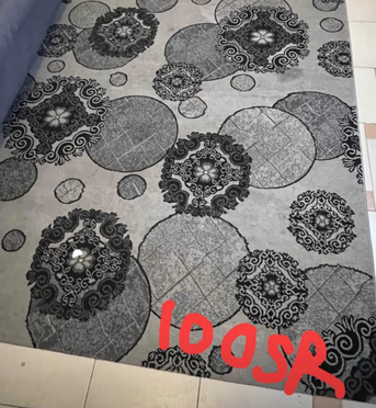 Al Muruj, Household Items, SAR 80,  Carpet 2*3 Grey And Black