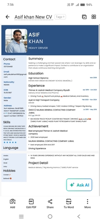Dammam, Job Seekers, Heavy Bus DEYNA TRUCK COASTER BUS Driver Freelance And Transfer