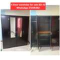 BHD 43,  ✅️ 4 Door Wardrobe For Sale In Good Condition With Delivery