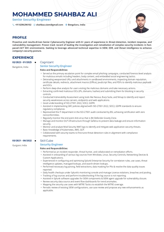 Abu Dhabi, Job Seekers, Experienced Senior Security Engineer With 6+ Years In Threat Detection