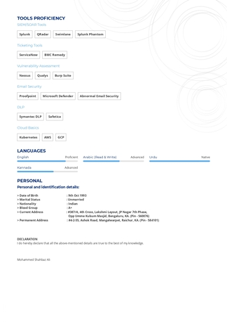 Abu Dhabi, Job Seekers, Experienced Senior Security Engineer With 6+ Years In Threat Detection