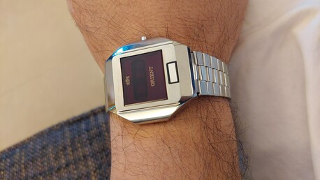 Riyadh, Jewelry, SAR 1900,  Orient LCD Watch Touchtron NEW Vintage Of More Than 40 Years Old For Men Original Japan