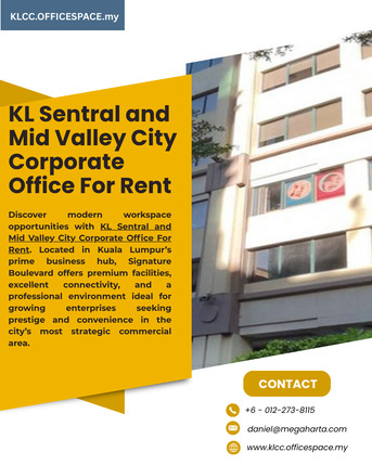 Kuala Lumpur, Real Estate, KL Sentral And Mid Valley City Corporate Office For Rent &ndash; Prime Business Location