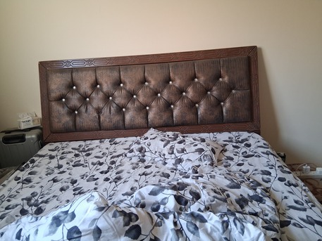 Al Shemaysi, Furniture, SAR 500,  King Size Bed With A Medicated Mattress & Cupboard For A Single Person