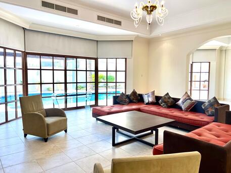 Janabiya, Villas, BHD 1450,  Furnished,  500 Sq. Meter,  Premium 4BHK Villa With Private Pool & Garden | Near British School