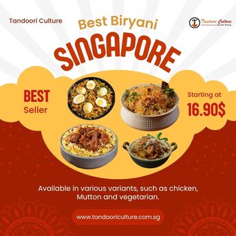 Singapore, Food, SGD 16,  Taste The Best Biryani In Singapore &ndash; Authentic & Flavorful!