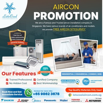 Singapore, Air Conditioners, SGD 999,  Aircon Promotion