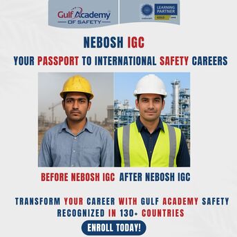 Sharjah, Lessons Offered, Transform Your Career With A NEBOSH IGC Course